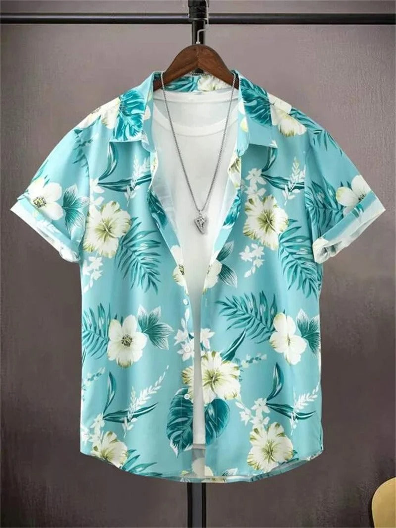 Tropical 3D Floral Hawaii Shirt – Style and Comfort in One