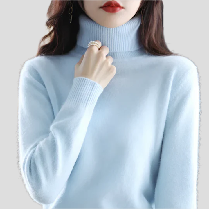 Turtleneck genser for kvinner