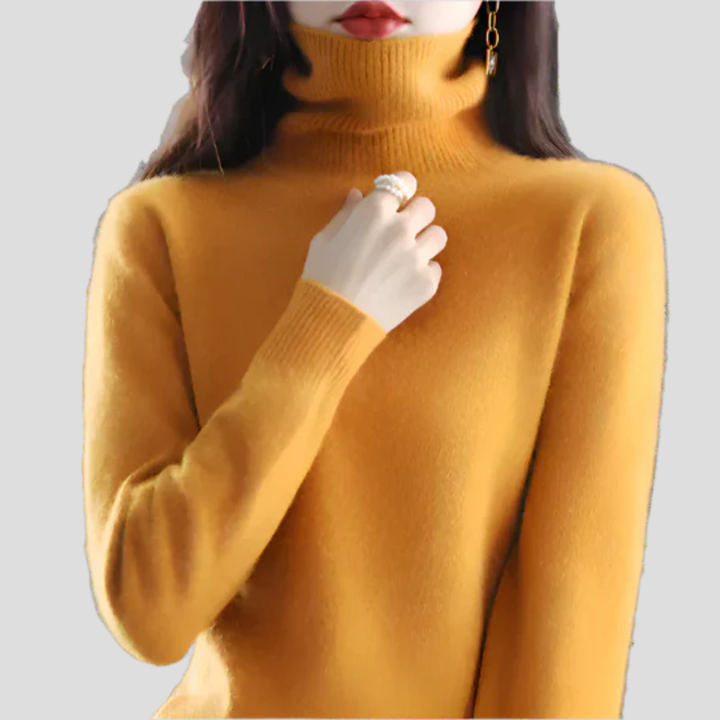 Turtleneck genser for kvinner