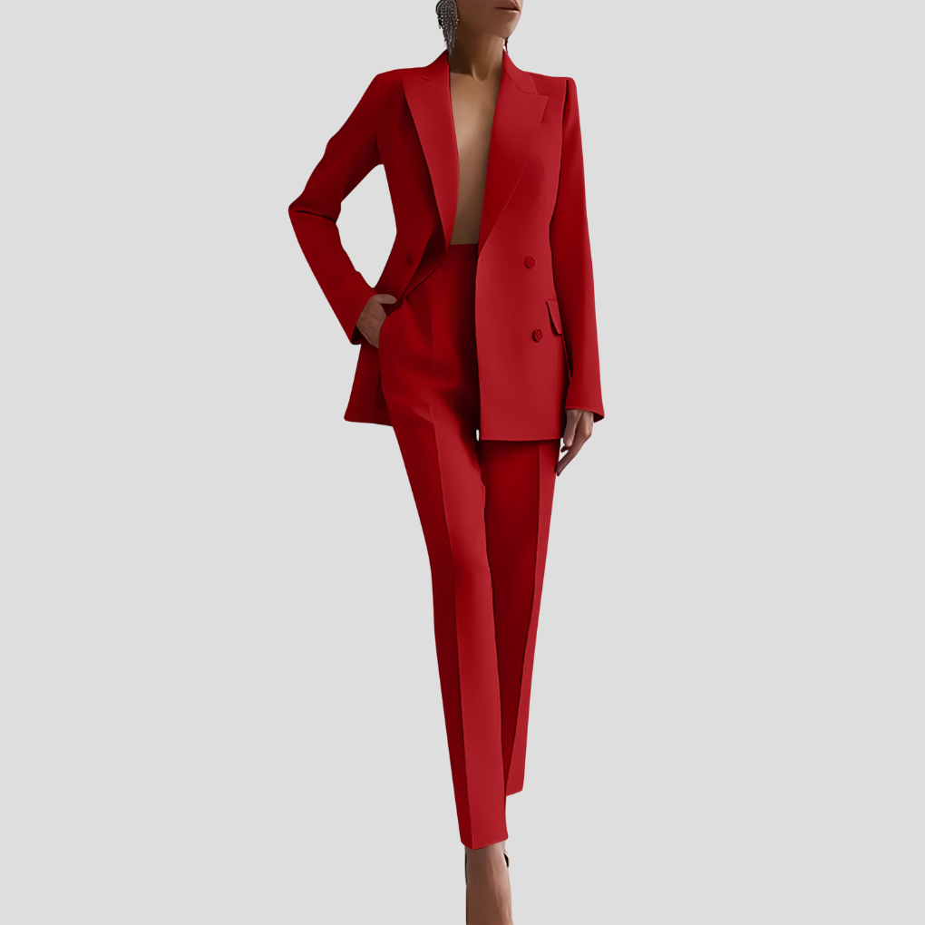 Kvinners elegante forretningsdress-sett