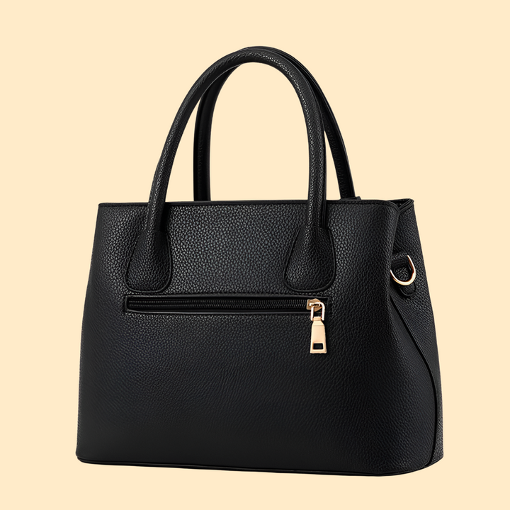 Elegant leather shoulder bag for women