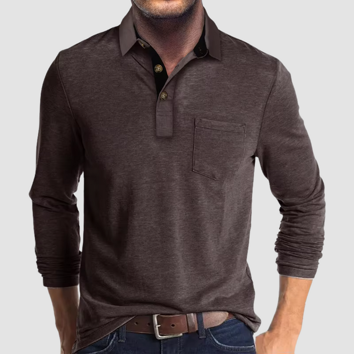 Trendy Menns Polo Skjorte