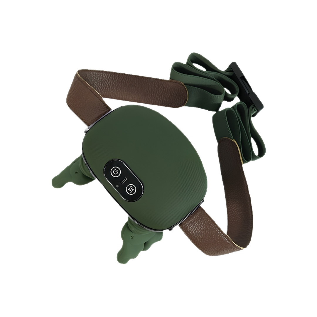 Elektrisk nakke- og skuldermassager med knaffing-funksjon