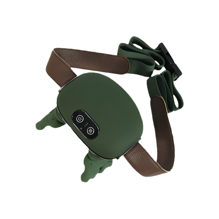 Elektrisk nakke- og skuldermassager med knaffing-funksjon