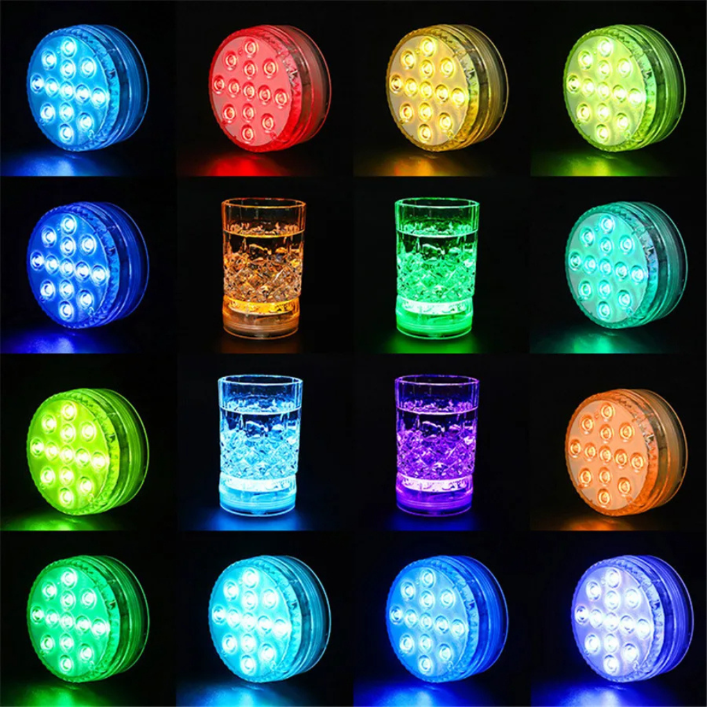 LED nedsenkbar bassengbelysning med RF-fjernkontroll