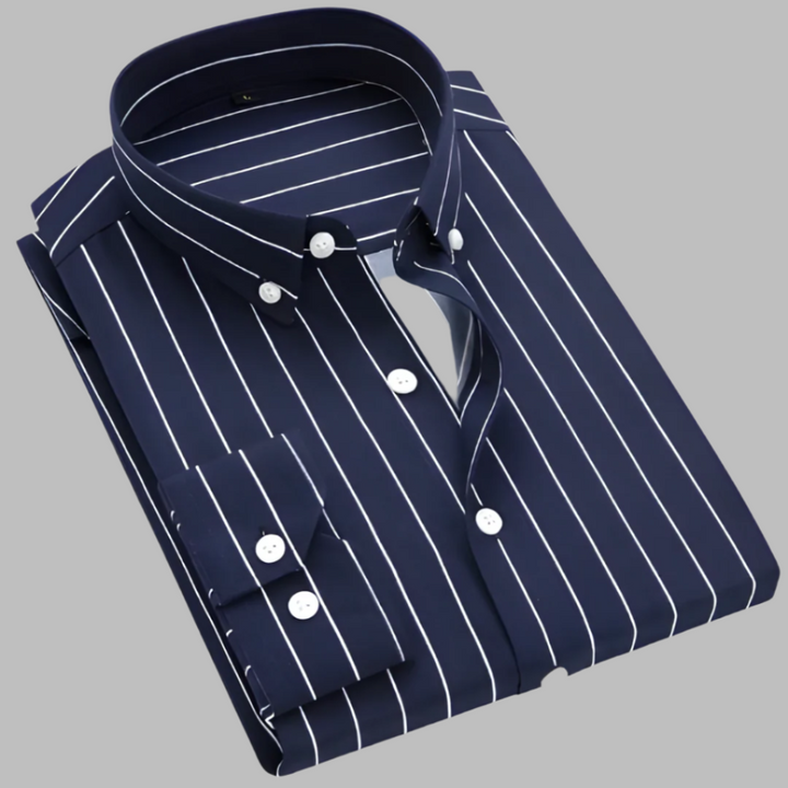 Checked oxford cotton shirt for men