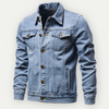 Herre Denim Truckerjakke  Klassisk Stil til Hverdags