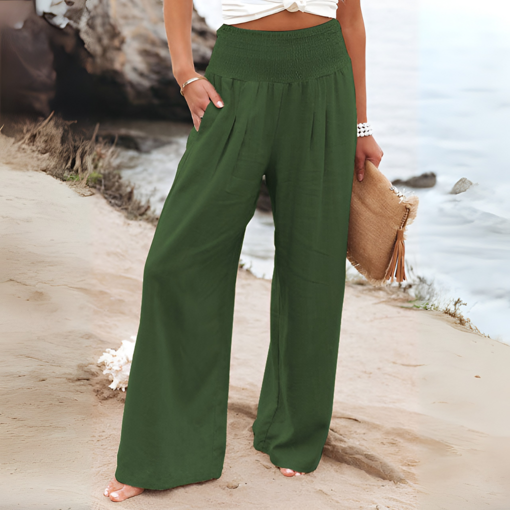 Comfortable linen pants for women