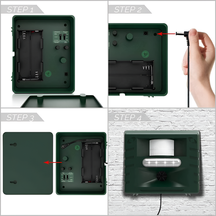 Woodpecker ultrasonic repeller for effective bird control