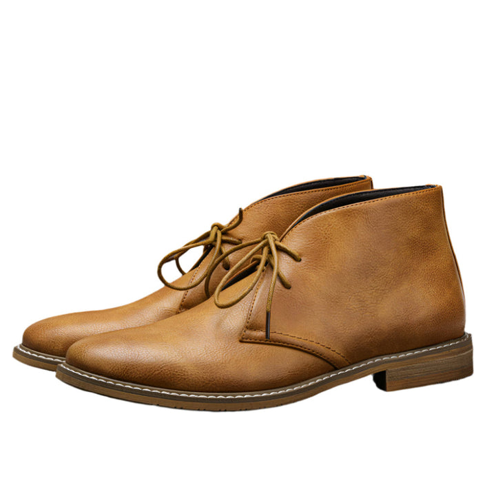 Classic desert boots for men in vintage style