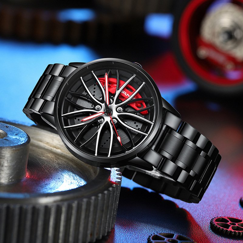RaceVision – elegant herreklokke med racingdesign