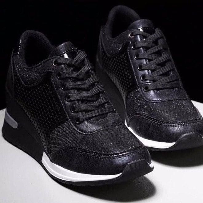 Stylish Sneakers with Wedge Heel for Women