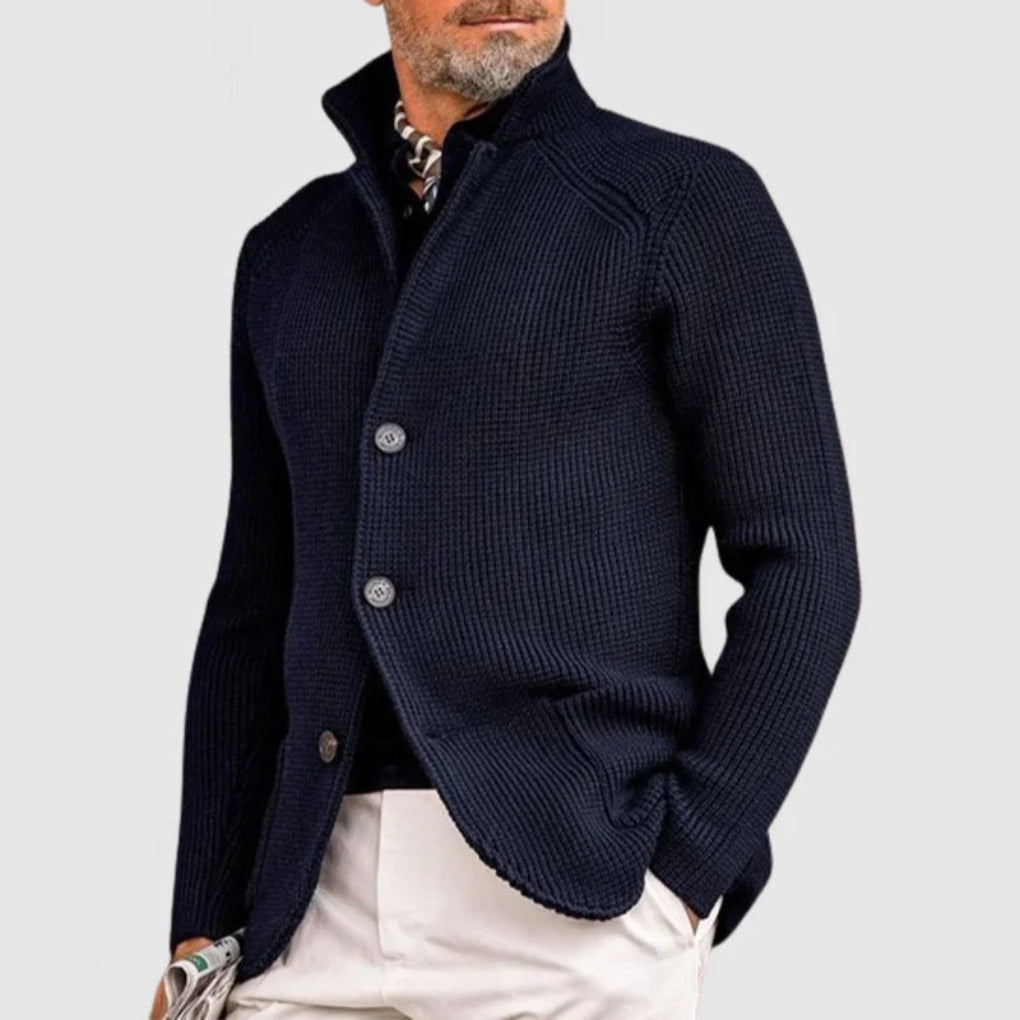 Knitted cardigan for men