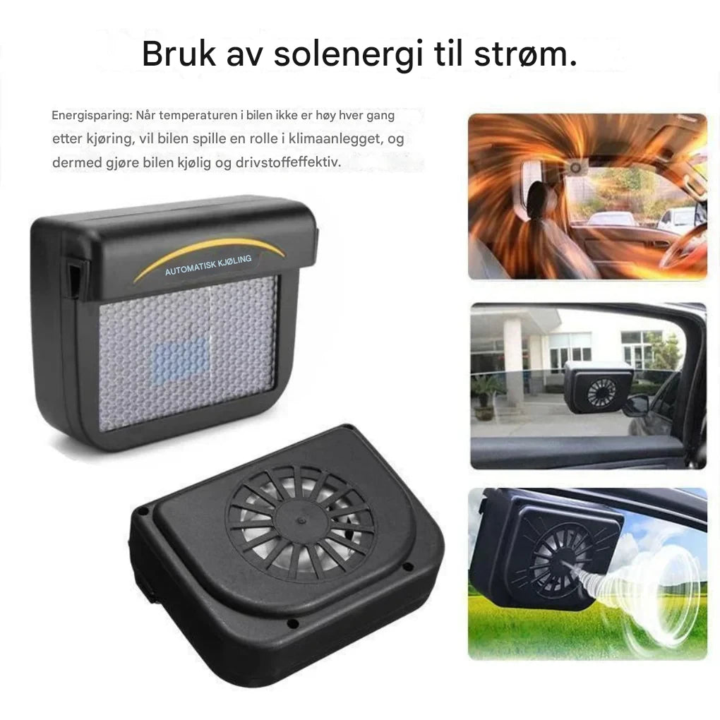 Solcelledrevet Auto Fensterlüfter