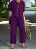 Elegant three-piece pantsuit for women