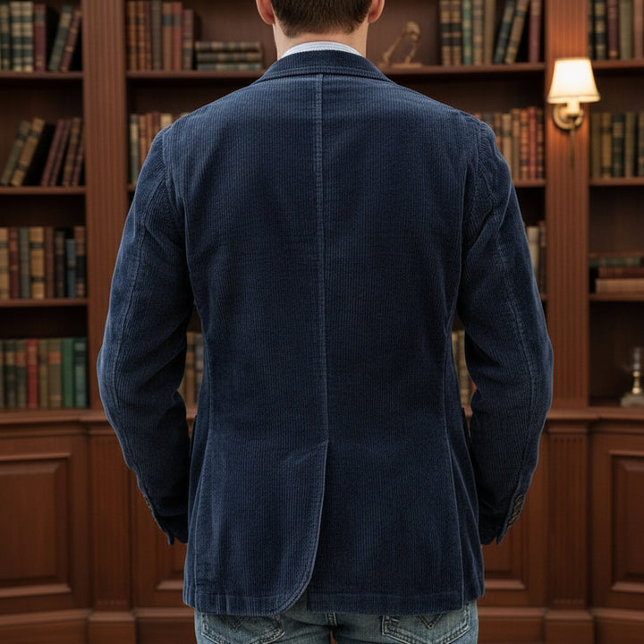 Stilfull Vintage Blazer og Vest Sett
