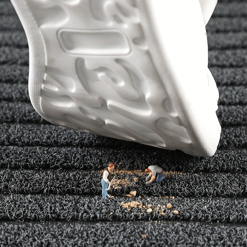 Dørmatte for utendørs bruk, polyester og PVC