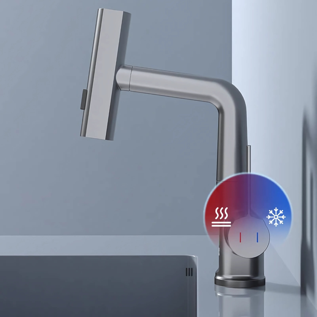 Flexibler LED-Wasserhahn für Küche und Bad