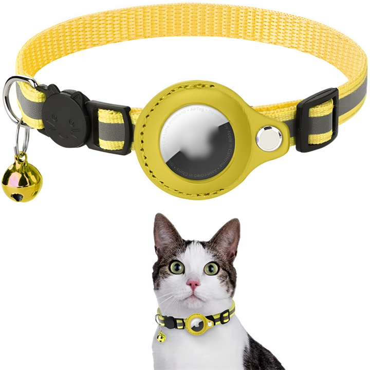 Katzen-GPS-Tracking-Halsband mit reflektierendem Design