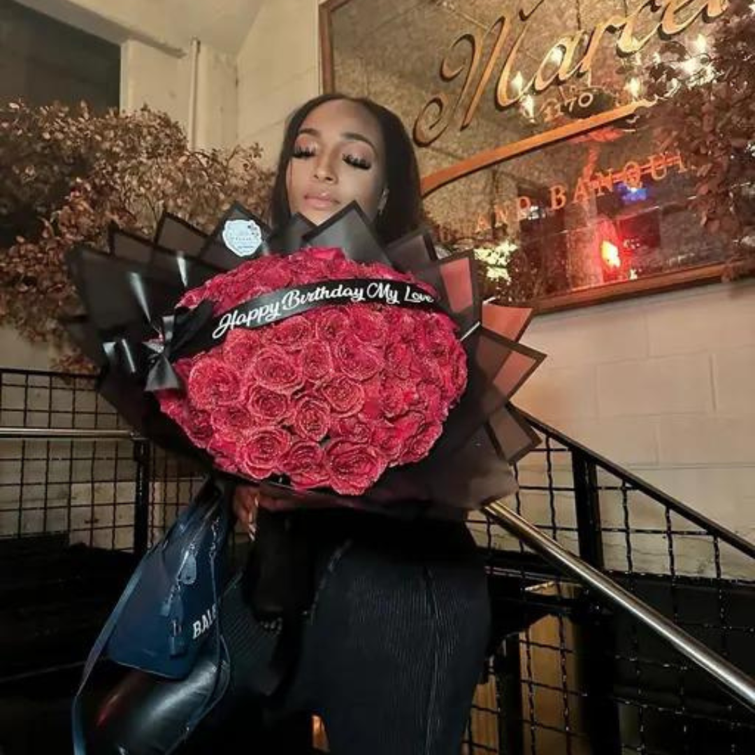Glitterrose fra den evige blomstringen