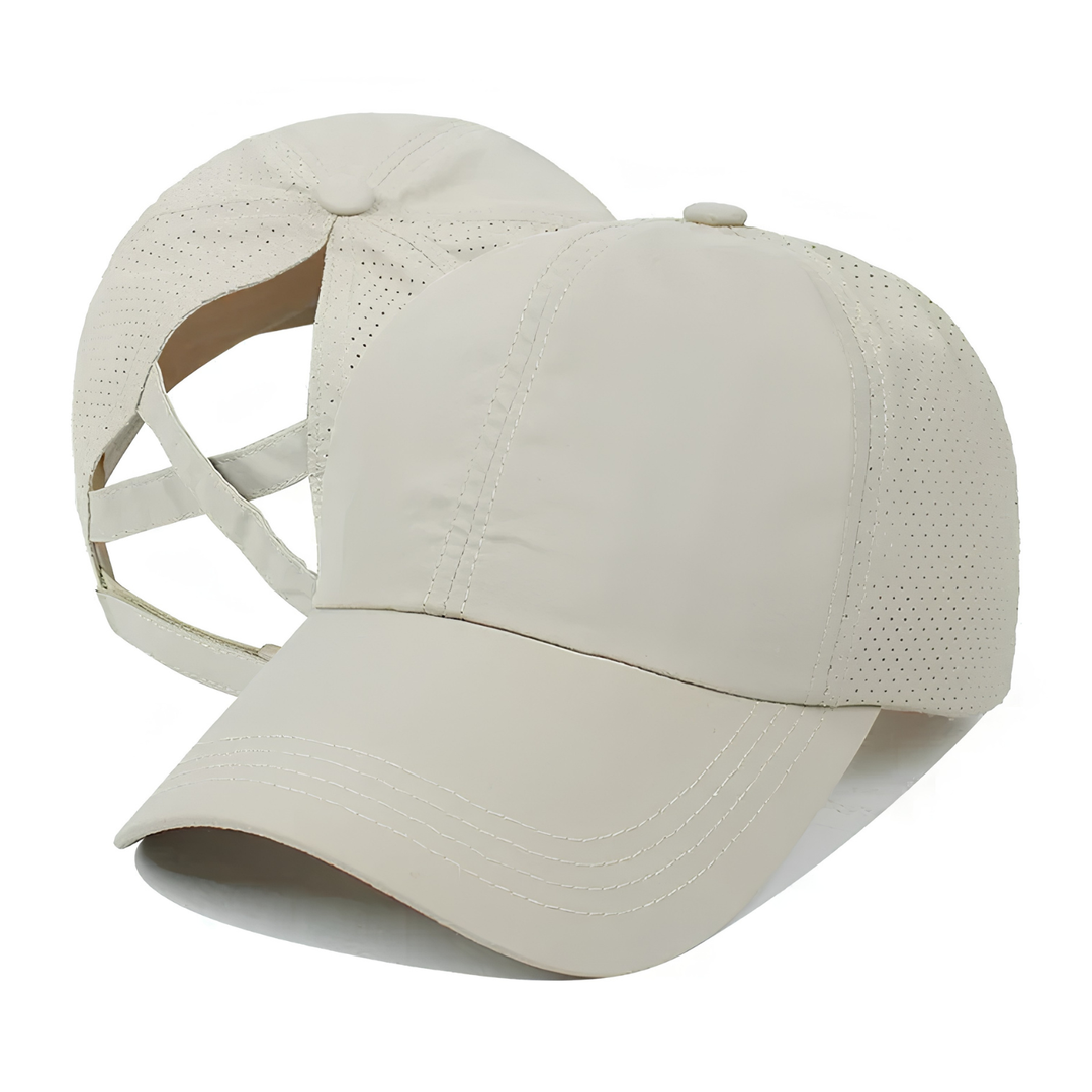 Pustende unisex mesh sports baseball cap med justerbar passform