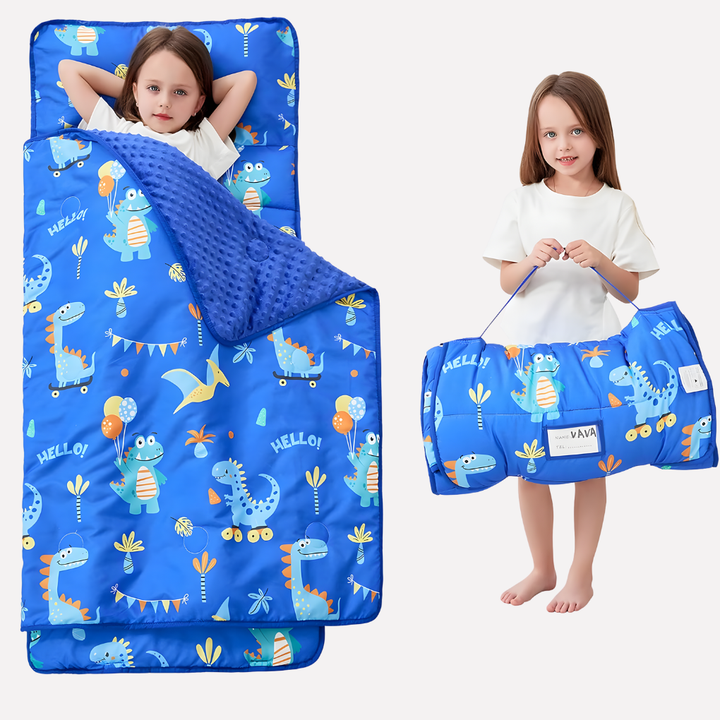 Småbarn Nap Matte med Pute og Blankett