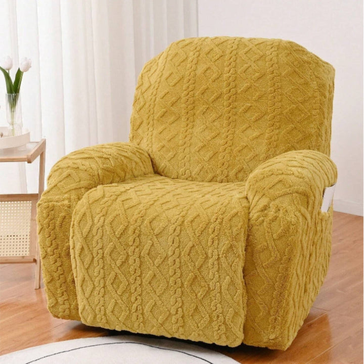 Weiche, rutschfeste Winterabdeckung aus Plüsch für Relaxsofa