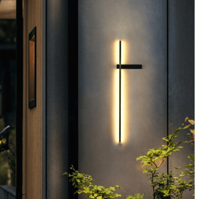Moderne LED-utendørs vegglampe