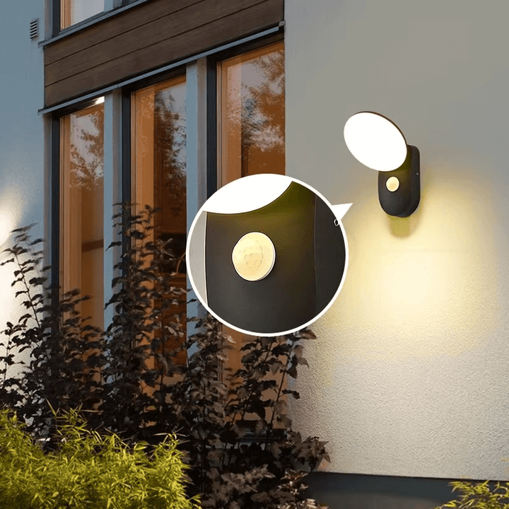 Smart LED-vegglampe med bevegelsessensor