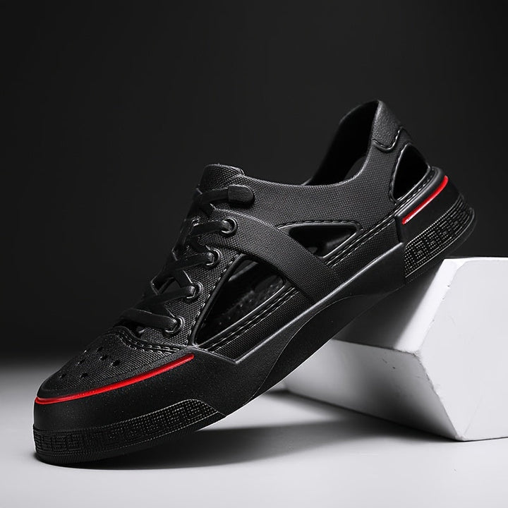 Lightweight water shoes in sneaker style for active adventures