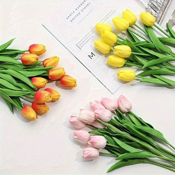 Kunstige tulipaner, sett med 15