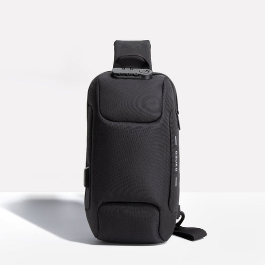 Smart crossbody-reiseveske med tyverisikring og innebygd USB-port