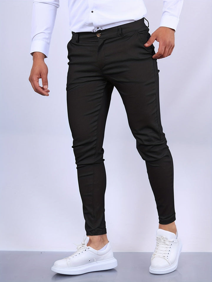 Stretchy skinnybukser for menn med moderne passform