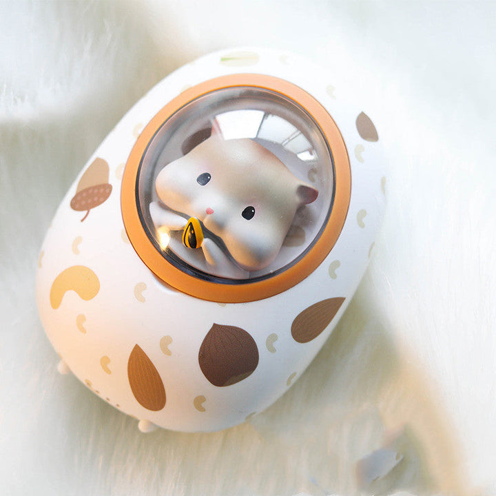 Hamster-håndvarmer med powerbank 5000 mAh og 4 varmenivåer