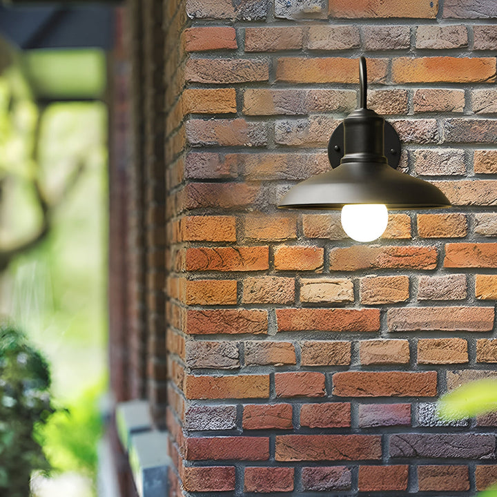Vintage Industriell Utendørs Vegglampe i Jern LED 1 Lyskilde