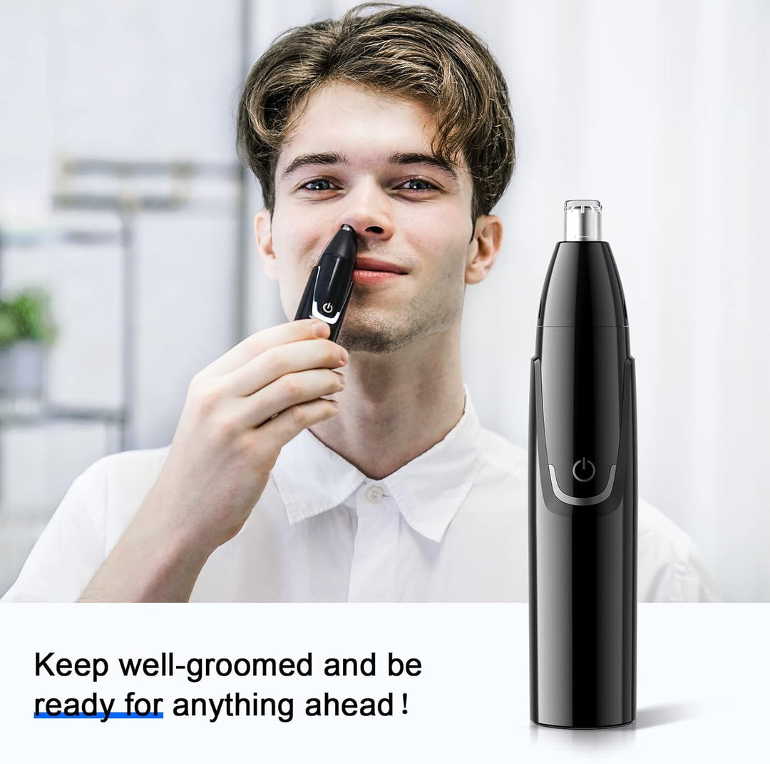 Oppladbar nese- og øretrimmer – smertefri ansiktspleie