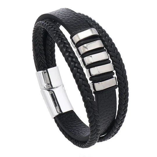 Stilvolles Lederarmband für Männer