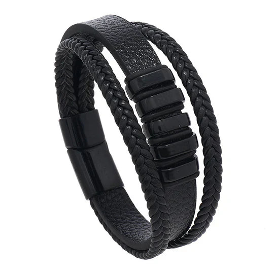 Stilvolles Lederarmband für Männer