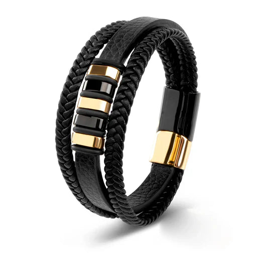 Stilvolles Lederarmband für Männer