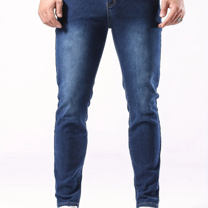 Slim Fit Jeans i stretchdenim for Menn