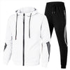 Sporty og varm herretreningsdress i ullblanding