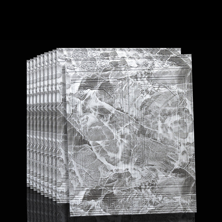 Vanntett 3D-veggpanel i moderne stil, skrell-og-lim, for innervegger