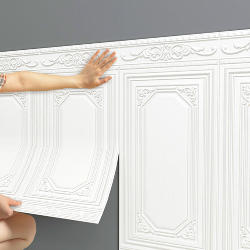Vanntett 3D-veggpanel i moderne stil, skrell-og-lim, for innervegger