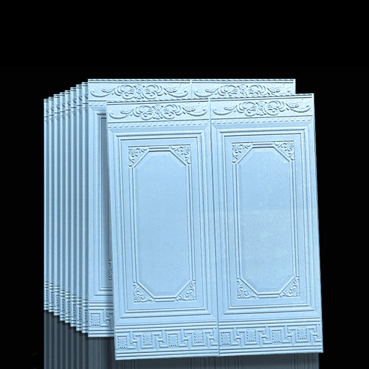 Vanntett 3D-veggpanel i moderne stil, skrell-og-lim, for innervegger