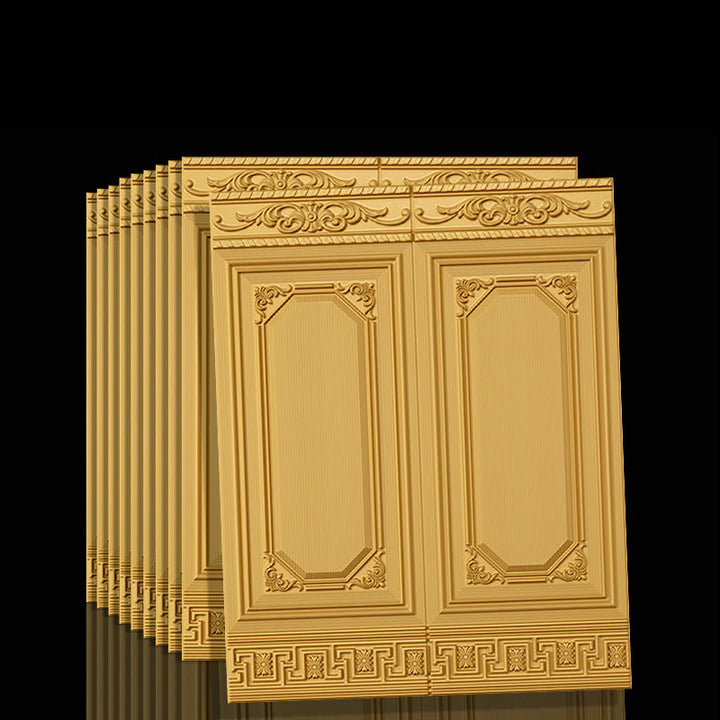 Vanntett 3D-veggpanel i moderne stil, skrell-og-lim, for innervegger