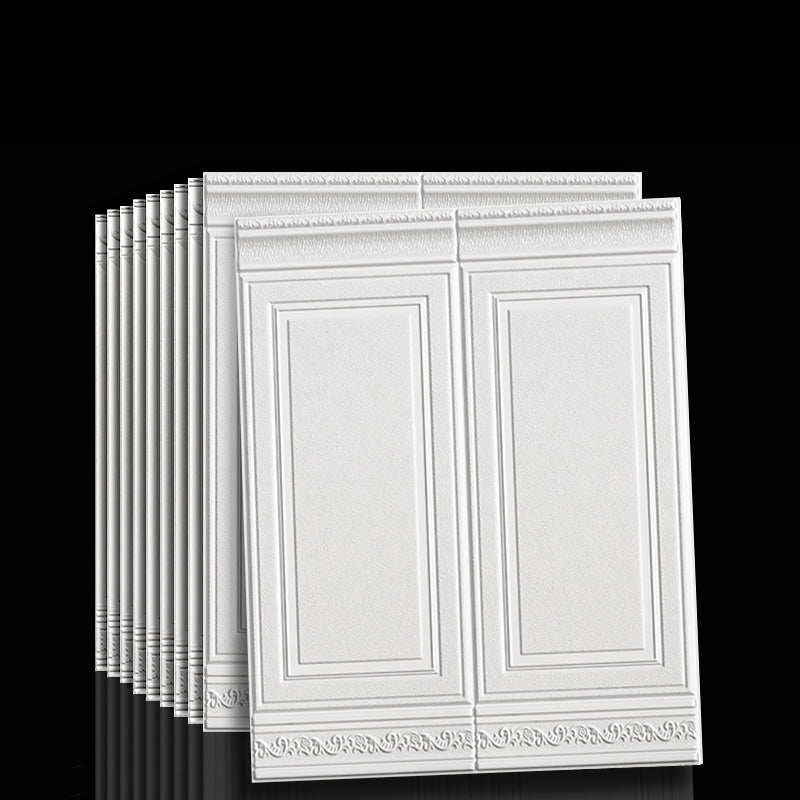 Vanntett 3D-veggpanel i moderne stil, skrell-og-lim, for innervegger