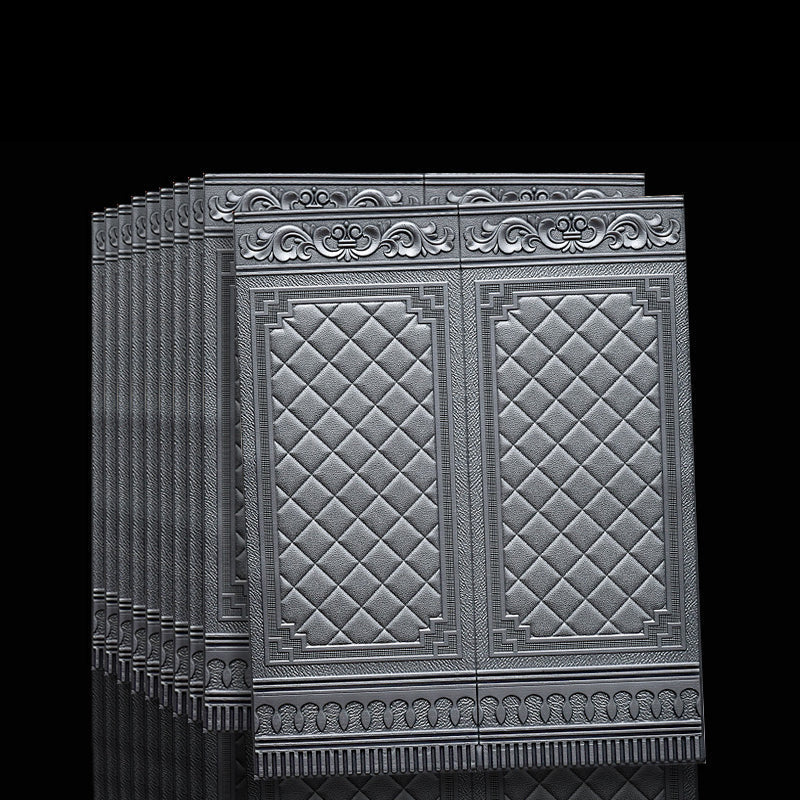 Vanntett 3D-veggpanel i moderne stil, skrell-og-lim, for innervegger