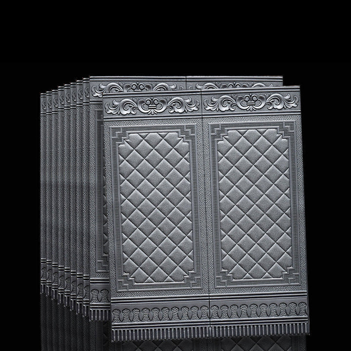 Vanntett 3D-veggpanel i moderne stil, skrell-og-lim, for innervegger