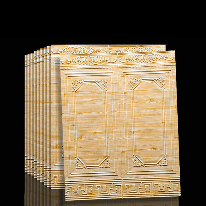 Vanntett 3D-veggpanel i moderne stil, skrell-og-lim, for innervegger