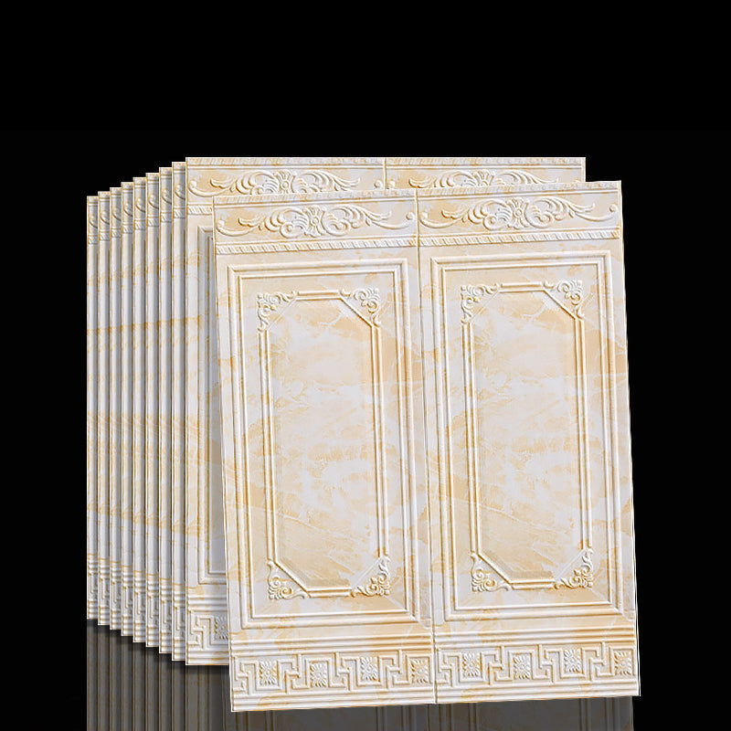 Vanntett 3D-veggpanel i moderne stil, skrell-og-lim, for innervegger